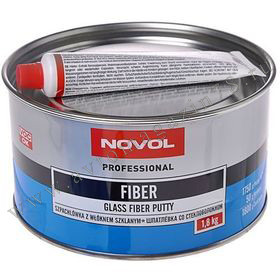 Шпатлевка Fiber (со стекловол.) (1,8 кг) (Novol) 1*6 шт.