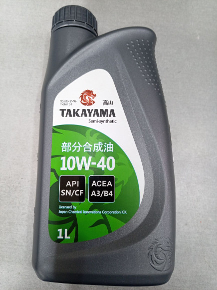 Масло моторное TAKAYAMA Mototec 7000 4T SAE 10W-40 API SN JASO MA-2 1л (1*12шт)