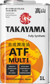 Масло трансм.  ATF Multi TAKAYAMA (1л) 1*12шт Масло трансм.  ATF Multi TAKAYAMA (1л) 1*12шт