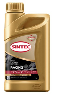 Масло мотор. SINTEC RACING SAE 10W60 A3/B4 SN/CF 1л (1*12шт)