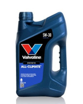 Масло мотор. 5W30 Valvoline ALL CLIMATE SL/CF A3/B4 пластик (5 л.) 1*4 шт. Масло мотор. 5W30 Valvoline ALL CLIMATE SL/CF A3/B4 пластик (5 л.) 1*4 шт.