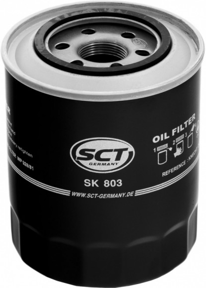 Фильтр масляный SCT SK 803- HYUNDAI H-1/PORTER -04/MITSUBISHI L200/PAJERO III 01-06  2.5D