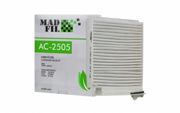 MADFIL Салонный фильтр, 27891-AX010