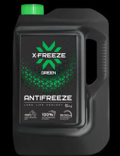 Антифриз X-FREEZE Green, G11 FELIX в п/э кан. 5кг (4шт) Антифриз X-FREEZE Green, G11 FELIX в п/э кан. 5кг (4шт)
