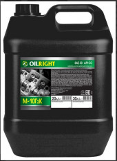 Масло дизельное М10Г2К SAE 30 OILRIGHT  20л Масло дизельное М10Г2К SAE 30 OILRIGHT  20л