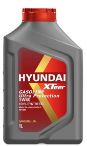 Масло мотор. 5w40 Hyundai XTeer G800 GASOLINE ULTRA PROTECTION SP 1л