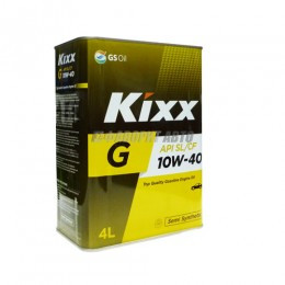 Масло мотор. 10W40 Kixx G API SL (4 л.) металл 1*4 шт.
