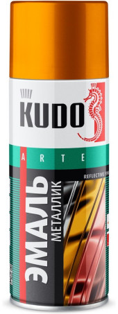 KUDO Эмаль универсальная Золотая KU-1028 (1*12шт)