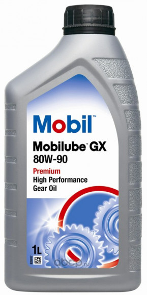 Масло трансм. Mobil Mobilube 80W90 GX GL-4 1л (1*12шт)