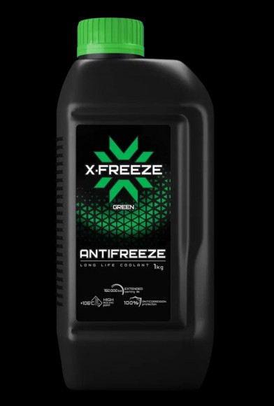 Антифриз X-FREEZE Green, G11 FELIX в п/э бут.1кг (15шт) Антифриз X-FREEZE Green, G11 FELIX в п/э бут.1кг (15шт)
