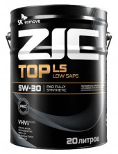 Масло мотор.  5W30 ZIC TOP LS SN C3 20 л. металл