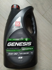 Масло мотор.  5W30 ЛУКОЙЛ GENESIS ARMORTECH JP API SP-RC (4л) 4*4шт Масло мотор.  5W30 ЛУКОЙЛ GENESIS ARMORTECH JP API SP-RC (4л) 4*4шт
