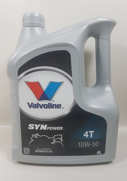 Масло мотор. 10W50 Valvoline SYNPOWER 4T (4 л.) пластик 1*4 шт.