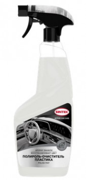 Полироль-очиститель пластика  Polysh Mat ваниль Sintec тригер-спрей 550 мл  1*12шт Полироль-очиститель пластика  Polysh Mat ваниль Sintec тригер-спрей 550 мл  1*12шт