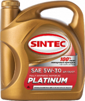 Масло мотор. SINTEC PLATINUM SAE 5W30 API SN/CF (4л) АКЦИЯ ароматизатор в подарок 1*4шт Масло мотор. SINTEC PLATINUM SAE 5W30 API SN/CF (4л) АКЦИЯ ароматизатор в подарок 1*4шт