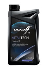 Масло мотор.  5W40 WOLF VITALTECH SN/CF A3/B4 (1 л.) пластик