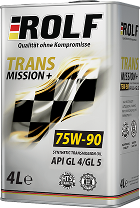 Масло трансм. ROLF Transmission SAE 75W90 API GL-4/5 (4л) 1*4шт