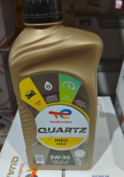 Масло мотор.  5W30 TOTAL QUARTZ INEO MDC SN/CF C3 пластик (1 л.) 1*12 шт Масло мотор.  5W30 TOTAL QUARTZ INEO MDC SN/CF C3 пластик (1 л.) 1*12 шт