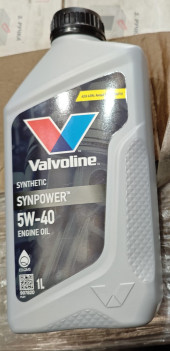 Масло мотор.  5W40 Valvoline SYNPOWER  SN/CF A3/B4 пластик (1 л.) 1*12 шт. Масло мотор.  5W40 Valvoline SYNPOWER  SN/CF A3/B4 пластик (1 л.) 1*12 шт.