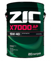 Масло мотор. 15W40 ZIC X7000 CI-4 E4/E7 металл 20 л.