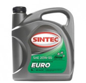 Масло мотор. 20W50 Sintoil EURO API SJ/CF (4л) 1*4шт Масло мотор. 20W50 Sintoil EURO API SJ/CF (4л) 1*4шт