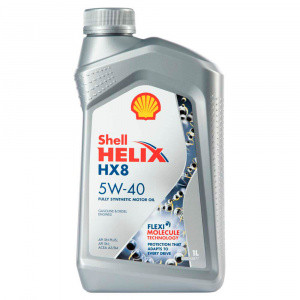 Масло мотор.  5W40 Shell Helix HX8 API SN+/CF ACEA A3/B4 пластик (1 л.) 1*12 шт.