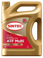 Масло трансм.  ATF  Multi SINTEC  (4л) 1*4шт Масло трансм.  ATF  Multi SINTEC  (4л) 1*4шт