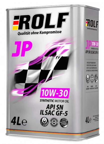Масло мотор. ROLF JP SAE  10W30  API GF5/SN (4 л) (Акция) 1*4шт