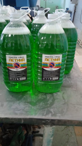 Жидкость стеклоомывающая КРИСТАЛЛ-летняя 4.6л ПЭТ(1*4шт) Зеленая