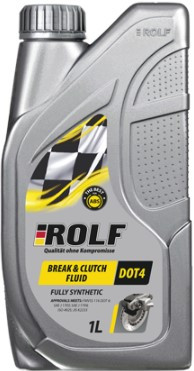 Жидкость тормоз. ROLF Break & Clutch Fluid DOT-4 0,455гр (1*25шт)