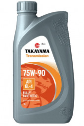 Масло трансмиссионное "TAKAYAMA SAE 75W90 API GL-4" 1л (1*12) пластик