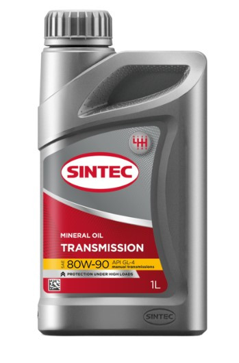 Масло трансм. SINTEC Тransmission 80W90 API GL-4  1л (1*12шт)
