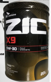 Масло мотор. 5W40 ZIC X9 SP A3/B4 металл 20 л. Масло мотор. 5W40 ZIC X9 SP A3/B4 металл 20 л.