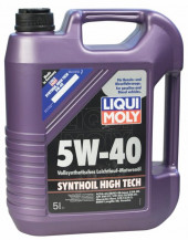 Масло мотор.  5W40 Liqui Moly Synthoil High Tech API SN ACEA A3/B4 пластик (5 л.) 1*4 шт. (1925) Масло мотор.  5W40 Liqui Moly Synthoil High Tech API SN ACEA A3/B4 пластик (5 л.) 1*4 шт. (1925)