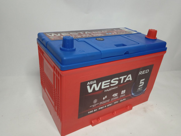 Аккумулятор 6ст-100 Westa Red ASIA (п.т. 850А) Евро