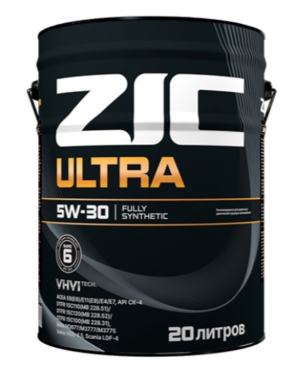 Масло мотор.  5W30 ZIC ULTRA CK-4/CJ-4  E8/E11/E4/E7 металл 200 л.