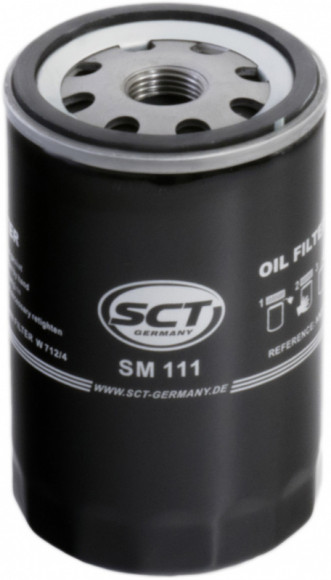 Фильтр масляный SCT SM 111-SKODA OCTAVIA 96-12/VW G3/4/5/6/JETTA 05-/10-/PASSAT/TRANSPORTER IV/V 90-