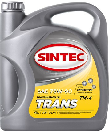 Масло трансм. SINTEC ТМ-4 75W90 API GL-4 4л (1*4шт)