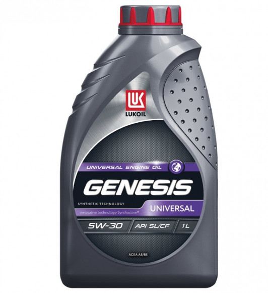 Масло мотор.  5W30 ЛУКОЙЛ GENESIS UNIVERSAL API ACEA A1/B1,A5/B5  (4л) 1*4шт Масло мотор.  5W30 ЛУКОЙЛ GENESIS UNIVERSAL API ACEA A1/B1,A5/B5  (4л) 1*4шт