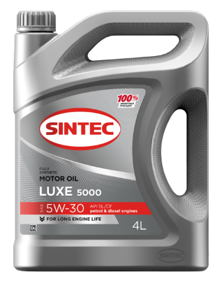 Масло мотор. SINTEC LUXE 5000 SAE 5W30 API SL/CF 4л (1*4шт)