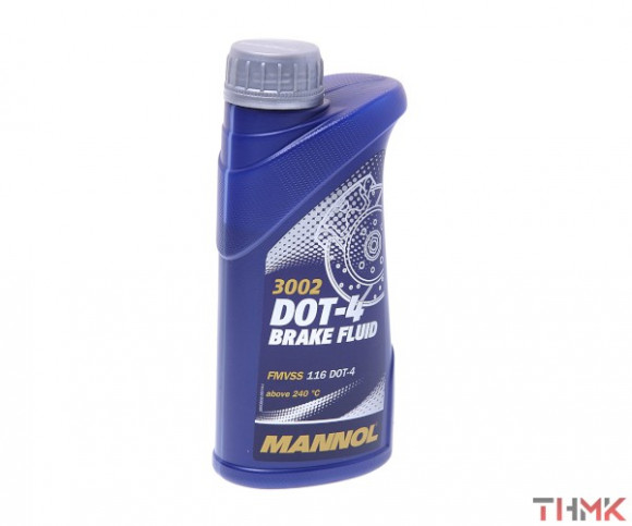 Жидкость тормозная  Mannol DOT-4 (455г.)