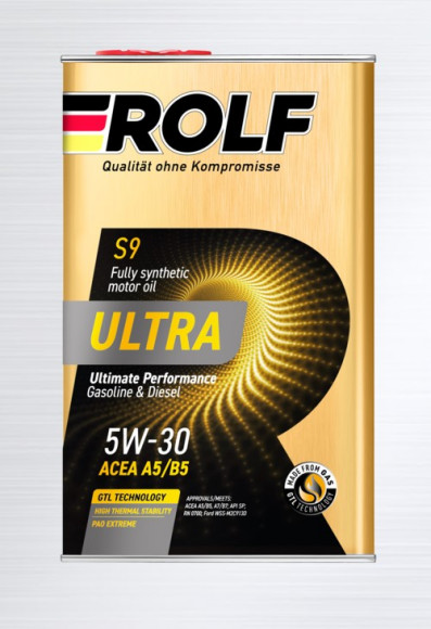 Масло мотор. ROLF ULTRA 5W30 ACEA A5/B5 API SP 1л (металл) ( 1*12шт)