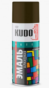 KUDO Эмаль универсальная Хаки Глянцевая KU-1005 (1*12шт)