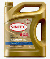 Акция 5л по цене 4л Масло мотор. SINTEC PREMIUM 9000 SAE 0W30 ACEA C3 API SP/CF (5л) 1*4шт Акция 5л по цене 4л Масло мотор. SINTEC PREMIUM 9000 SAE 0W30 ACEA C3 API SP/CF (5л) 1*4шт