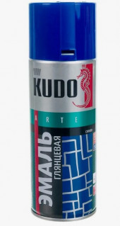 KUDO Эмаль универсальная Синяя Глянцевая KU-1011 (1*12шт)