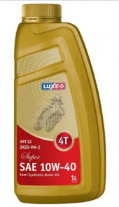 Масло мото 4Т 10W-40 Luxe Super, JACO MA-2,API SJ (1л) Масло мото 4Т 10W-40 Luxe Super, JACO MA-2,API SJ (1л)