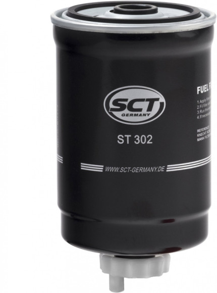 Фильтр топливный SCT ST 302-ГАС Газел 2.4D -01/CITR JUMPER/FIAT DUCATO/PEU BOXER/IVECO DAILY II/II