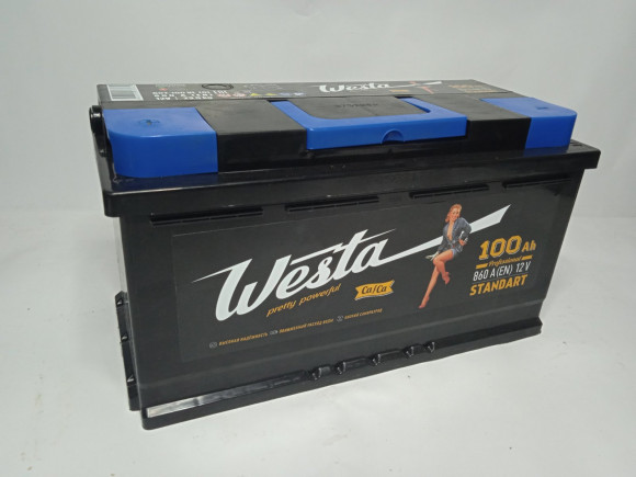 Аккумулятор 6ст-100 Westa Black (п.т. 860А) Стандарт
