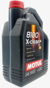 Масло мотор. 5W30 MOTUL 8100 X-CLEAN+ C3 пластик (4 л.) 1*4 шт. Масло мотор. 5W30 MOTUL 8100 X-CLEAN+ C3 пластик (4 л.) 1*4 шт.
