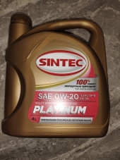 Масло мотор. SINTEC PLATINUM SAE 0W-20 API SP ILSAC GF-6 5л Акция 5л по цене 4л. Масло мотор. SINTEC PLATINUM SAE 0W-20 API SP ILSAC GF-6 5л Акция 5л по цене 4л.